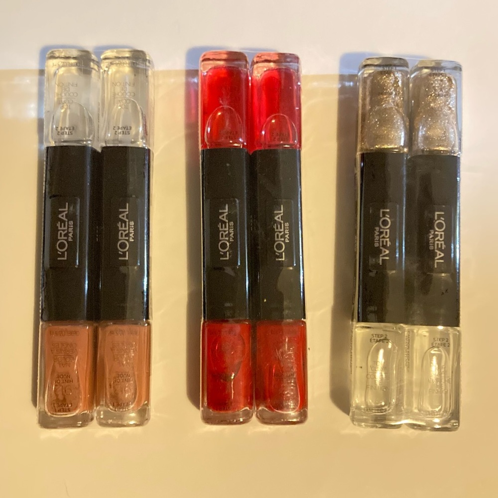 L’ORÉAL Nail Polish and Top Coat See Descroption